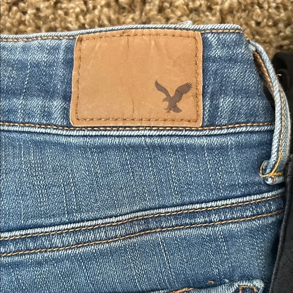 American Eagle Outfitters Skinny Jeans Lot - Light Blue, Black, Olive, Dark Blue - Picture 2 of 3